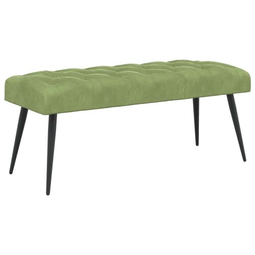 Klupa s gumbastim tkanjem Svijetlo zelena 110 x 40 x 46 cm - Svijetlo zelena 110 x 40 x 46 cm Cijena