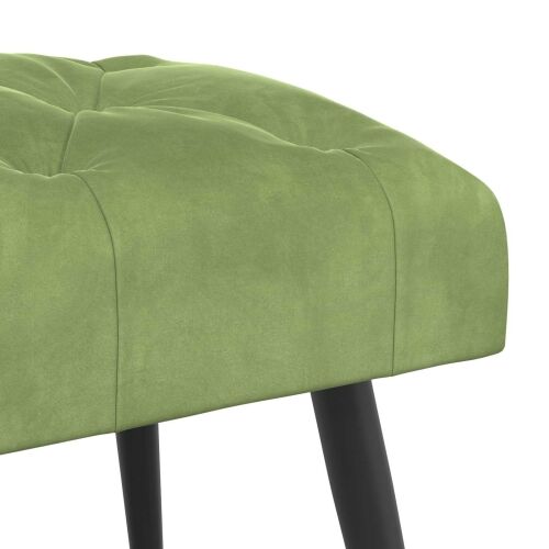 Klupa s gumbastim tkanjem Svijetlo zelena 110 x 40 x 46 cm - Svijetlo zelena 110 x 40 x 46 cm Cijena