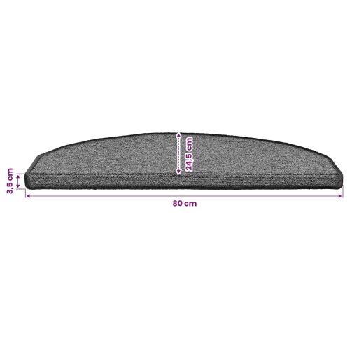 Samoljepljivi stepenasti ulošci 15 kom. 80 x 24,5 x 3,5 cm - Tamnosiva 80 x 24,5 x 3,5 cm 15 Cijena