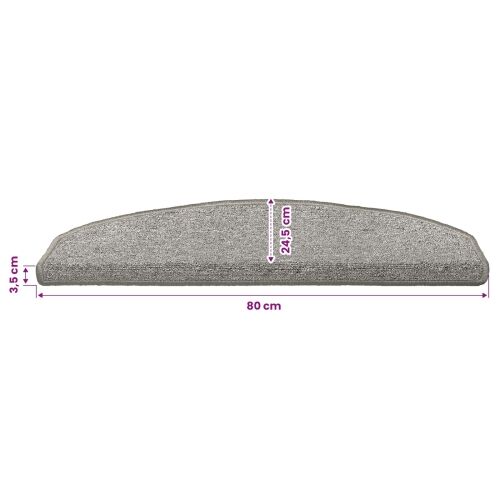 Samoljepljivi stepenasti ulošci 15 kom. 80 x 24,5 x 3,5 cm - Svjetlosiva 80 x 24,5 x 3,5 cm 15 Cijena