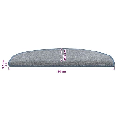 Samoljepljivi stepenasti ulošci 15 kom. 80 x 24,5 x 3,5 cm - Svjetlosiva i plava 80 x 24,5 x 3,5 cm 15 Cijena