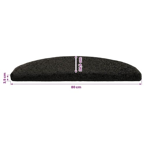 Samoljepljivi stepenasti ulošci 15 kom. 80 x 24,5 x 3,5 cm - Antracit 80 x 24,5 x 3,5 cm 15 Cijena