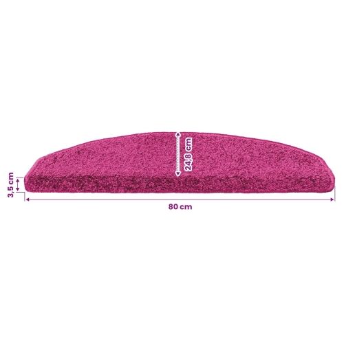 Samoljepljivi stepenasti ulošci 15 kom. 80 x 24,5 x 3,5 cm - Ružičasta 80 x 24,5 x 3,5 cm 15 Cijena