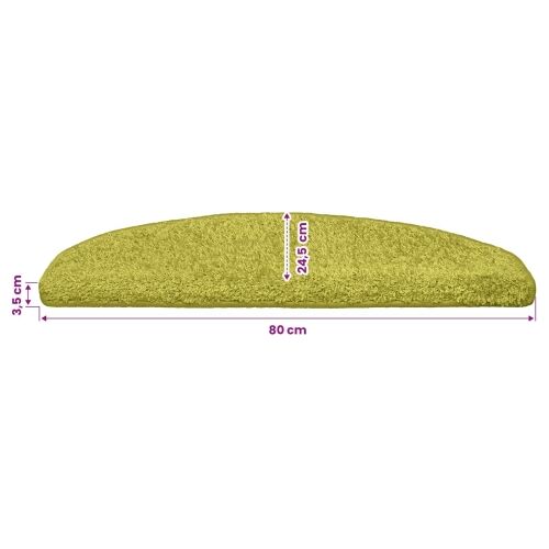 Samoljepljivi stepenasti ulošci 15 kom. 80 x 24,5 x 3,5 cm - Zelena 80 x 24,5 x 3,5 cm 15 Cijena