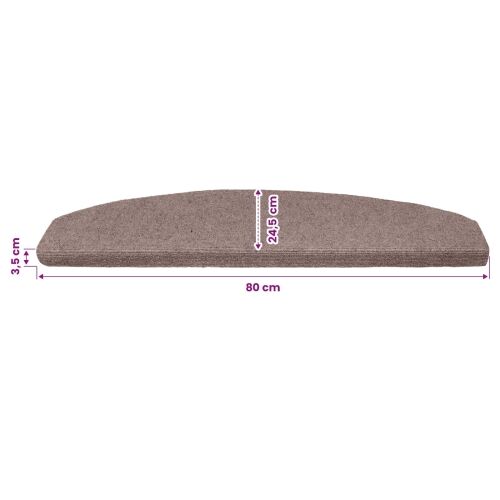Samoljepljivi stepenasti ulošci 15 kom. 80 x 24,5 x 3,5 cm Bež - Bež Cijena