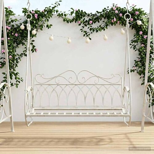Ljuljačka Čelik 112 x 60 x 126,5 cm Antič White - antično bijela 112 x 60 x 126,5 cm Cijena