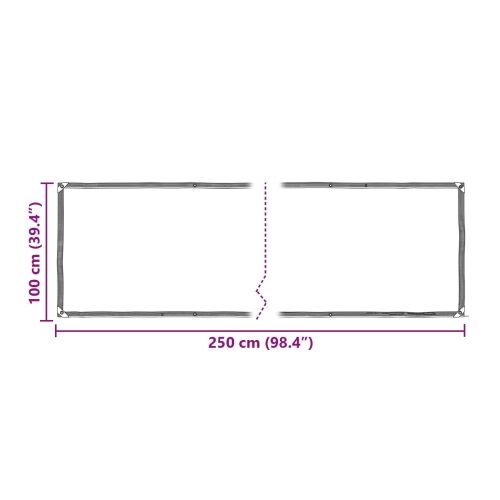 Tarpaulin *Transparent*an 2,5 x 1 m PE - 1 x 2,5 m Cijena