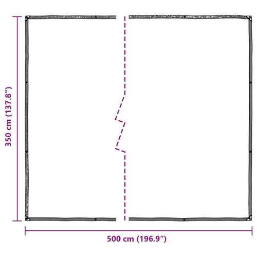 Tarpaulin *Transparent*an 5 × 3,5 m PE - 3,5 x 5 m Cijena