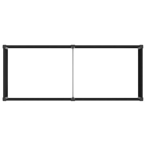 Povišena gredica - Vrtna gredica Crna 250 x 100 x 54 cm WPC i aluminij - 250 x 100 x 54 cm Crna Cijena