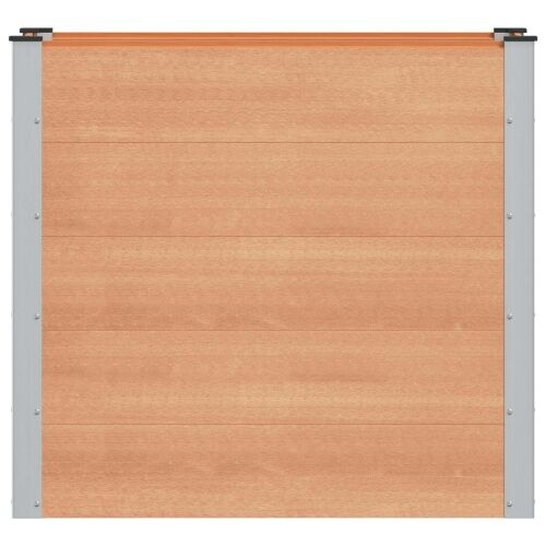 Povišena gredica - Vrtna gredica Smeđa 100 x 50 x 91 cm WPC i aluminij - 100 x 50 x 91 cm Smeđa Cijena