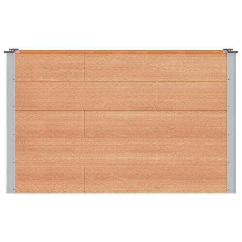 Povišena gredica - Vrtna gredica Smeđa 150 x 50 x 91 cm WPC i aluminij - 150 x 50 x 91 cm Smeđa Cijena