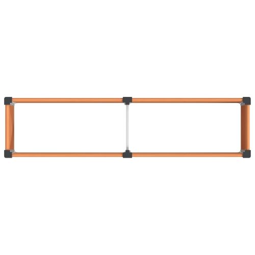 Povišena gredica - Vrtna gredica Smeđa 200 x 50 x 54 cm WPC i aluminij - 200 x 50 x 54 cm Smeđa Cijena
