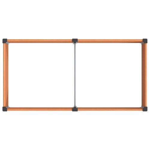 Povišena gredica - Vrtna gredica Smeđa 200 x 100 x 54 cm WPC i aluminij - 200 x 100 x 54 cm Smeđa Cijena