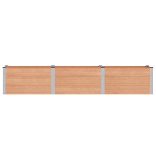 Povišena gredica - Vrtna gredica Smeđa 300 x 50 x 54 cm WPC i aluminij - 300 x 50 x 54 cm Smeđa Cijena