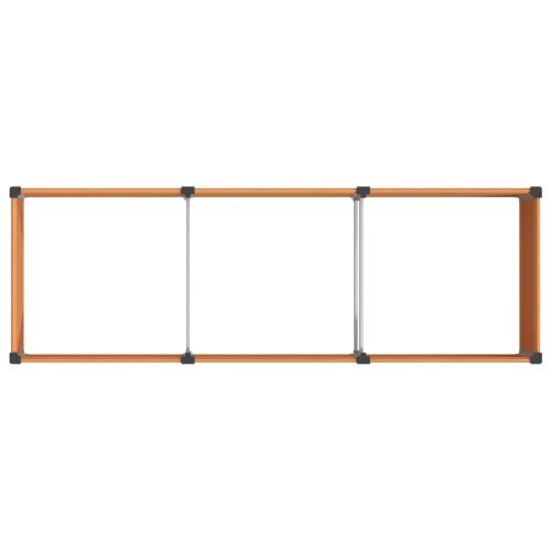 Povišena gredica - Vrtna gredica Smeđa 300 x 100 x 91 cm WPC i aluminij - 300 x 100 x 91 cm Smeđa Cijena