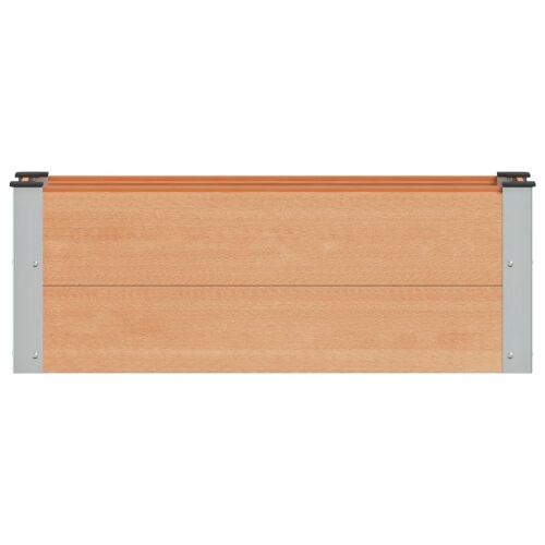 Povišena gredica - Vrtna gredica Smeđa 100 x 30 x 36 cm WPC i aluminij - 100 x 30 x 36 cm Smeđa Cijena