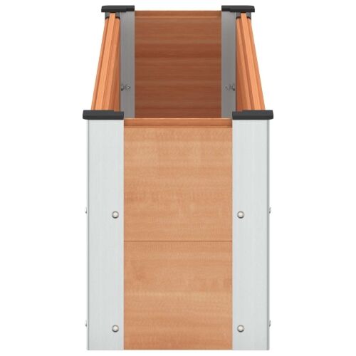 Povišena gredica - Vrtna gredica Smeđa 150 x 30 x 36 cm WPC i aluminij - 150 x 30 x 36 cm Smeđa Cijena