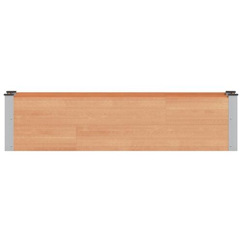 Povišena gredica - Vrtna gredica Smeđa 150 x 30 x 36 cm WPC i aluminij - 150 x 30 x 36 cm Smeđa Cijena