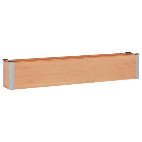 Povišena gredica - Vrtna gredica Smeđa 200 x 30 x 36 cm WPC i aluminij - 200 x 30 x 36 cm Smeđa Cijena