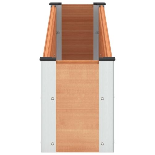 Povišena gredica - Vrtna gredica Smeđa 200 x 30 x 36 cm WPC i aluminij - 200 x 30 x 36 cm Smeđa Cijena