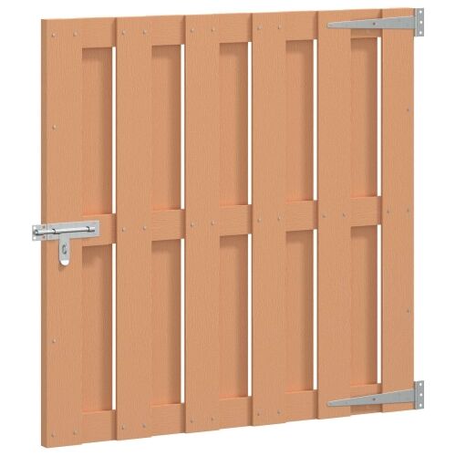 Dvorišna vrata - Vrtna vrata 100 x 100 cm WPC i aluminij Smeđa - 100 x 100 cm Smeđa Cijena