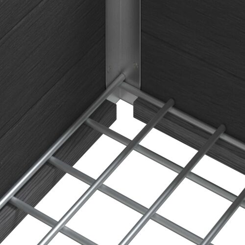 Povišena gredica - Vrtna gredica Siva 100 x 30 x 42 cm WPC i aluminij - 100 x 30 x 42 cm Cijena