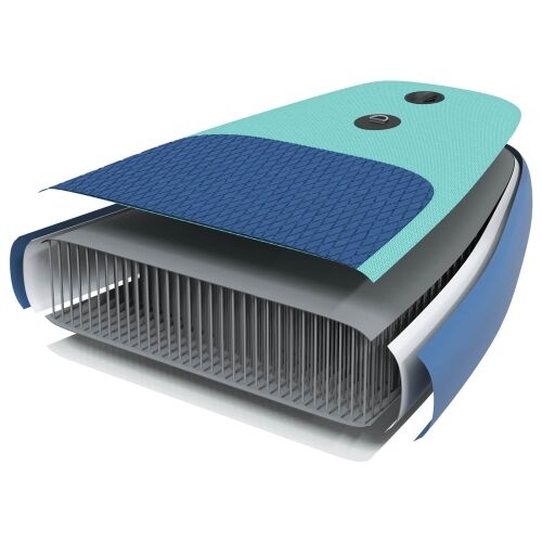 Naflopni SUP HYDROS 305 x 76 x 15 cm Tirkizna za - Tirkizna (uzorak kita) 305 x 76 x 15 cm Cijena