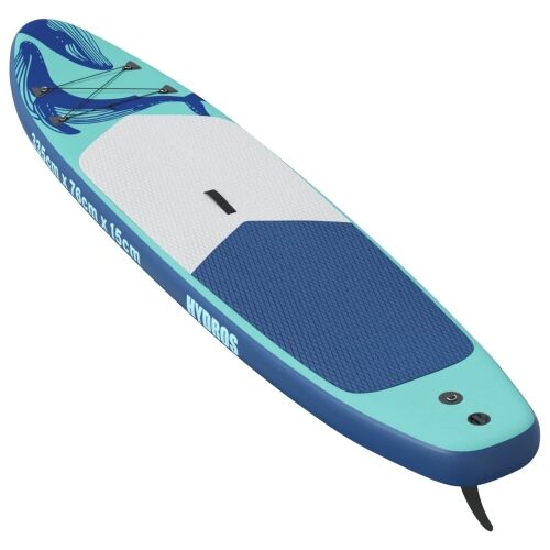 Naflopni SUP HYDROS 335 x 76 x 15 cm Tirkizna za - Tirkizna (uzorak kita) 335 x 76 x 15 cm Cijena