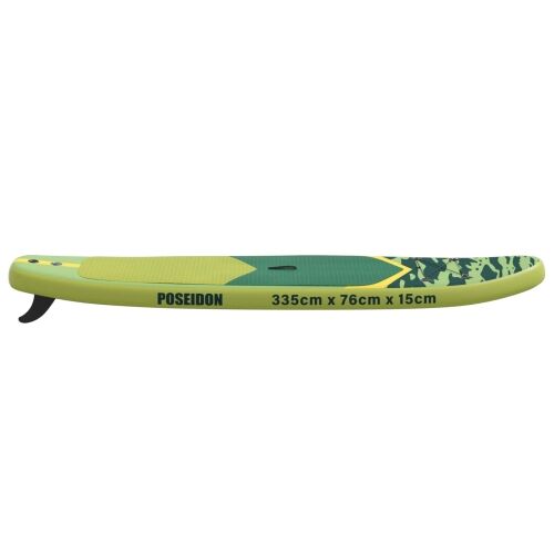 Inflatable Stand Up Paddle Board POSEIDON 335 x 76 x 15 cm za - Zelena (valni uzorak) 335 x 76 x 15 cm Cijena