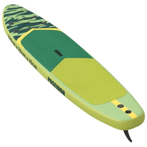 Inflatable Stand Up Paddle Board POSEIDON 335 x 76 x 15 cm za - Zelena (valni uzorak) 335 x 76 x 15 cm Cijena