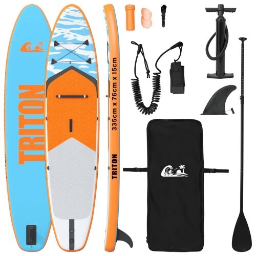Naflopni Sup TRITON 335 x 76 x 15 cm Plava za - Plava (uzorak valova) 335 x 76 x 15 cm Cijena