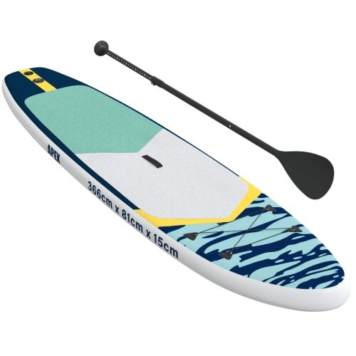 Inflatabilna Daske za Stajanje APEX 366 x 81 x 15 cm Plava za - Tamno plava (uzorak valova) 366 x 81 x 15 cm Cijena