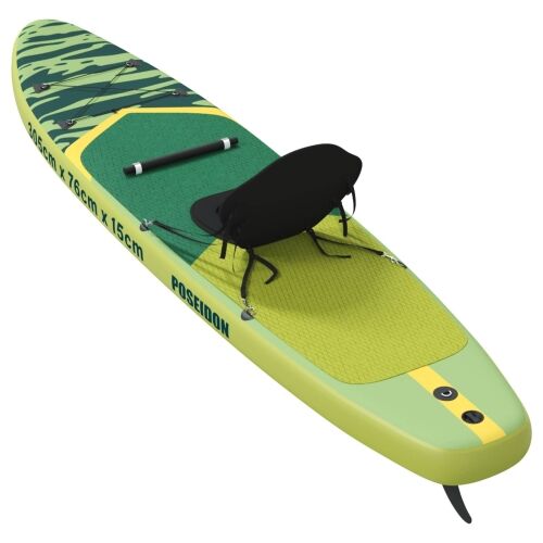 SUP Daska s Mjestom 2-u-1 POSEIDON 305 x 76 x 15 cm Zelena - Zelena 305 x 76 x 15 cm Cijena