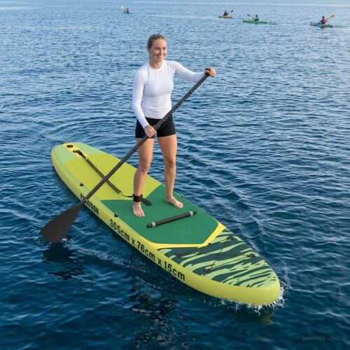 SUP Daska s Mjestom 2-u-1 POSEIDON 305 x 76 x 15 cm Zelena - Zelena 305 x 76 x 15 cm Cijena