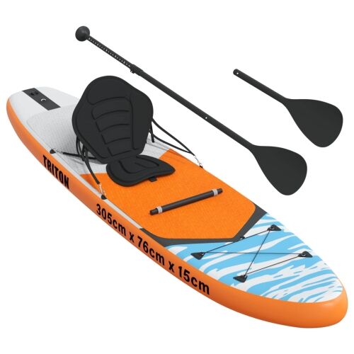 SUP Daska s Mjestom 2-u-1 TRITON 305 x 76 x 15 cm Plava - Plava 305 x 76 x 15 cm Cijena