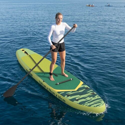 SUP Daska s Mjestom 2-u-1 POSEIDON 335 x 76 x 15 cm Zelena - Zelena 335 x 76 x 15 cm Cijena