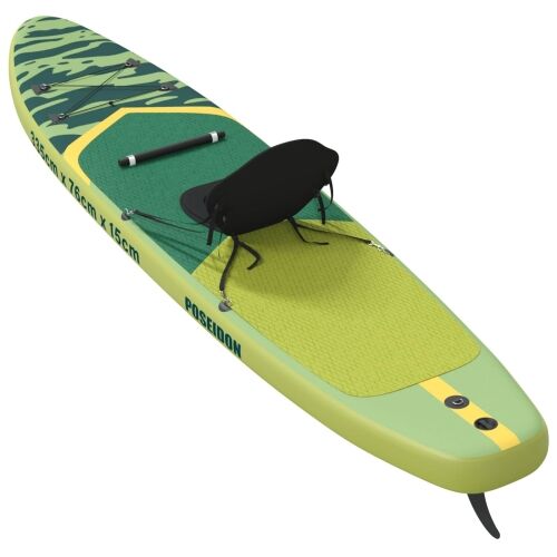 SUP Daska s Mjestom 2-u-1 POSEIDON 335 x 76 x 15 cm Zelena - Zelena 335 x 76 x 15 cm Cijena