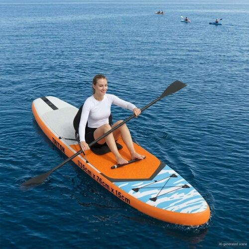 SUP Daska s Mjestom 2-u-1 TRITON 335 x 76 x 15 cm Plava - Plava 335 x 76 x 15 cm Cijena