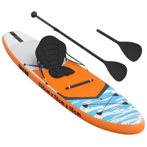 SUP Daska s Mjestom 2-u-1 TRITON 335 x 76 x 15 cm Plava - Plava 335 x 76 x 15 cm Cijena