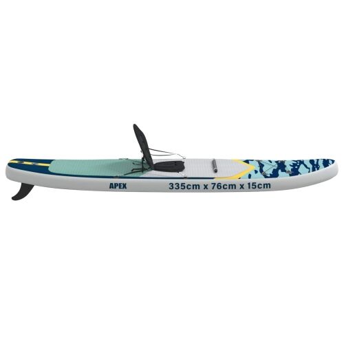 SUP Daska s Mjestom 2-u-1 APEX 335 x 76 x 15 cm Plava - Tamno plava 335 x 76 x 15 cm Cijena