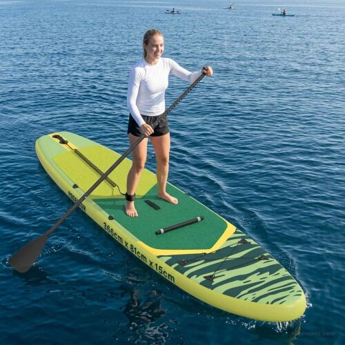 SUP Daska s Mjestom 2-u-1 POSEIDON 366 x 81 x 15 cm Zelena - Zelena 366 x 81 x 15 cm Cijena