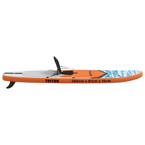 SUP Daska s Mjestom 2-u-1 TRITON 366 x 81 x 15 cm Plava - Plava 366 x 81 x 15 cm Cijena