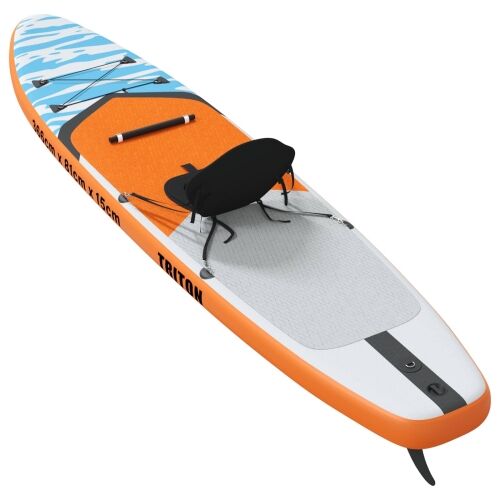 SUP Daska s Mjestom 2-u-1 TRITON 366 x 81 x 15 cm Plava - Plava 366 x 81 x 15 cm Cijena
