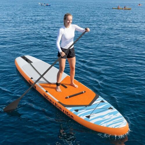 SUP Daska s Mjestom 2-u-1 TRITON 366 x 81 x 15 cm Plava - Plava 366 x 81 x 15 cm Cijena