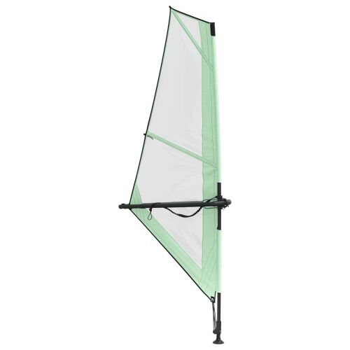 Naduvivi SUP s jedrom POSEIDON 330 x 76 x 15 cm Zelena - Zelena (valni uzorak) Cijena