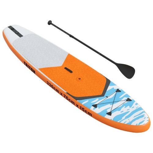 Naduvivi SUP s jedrom TRITON 330 x 76 x 15 cm Plava - Plava (uzorak valova) Cijena
