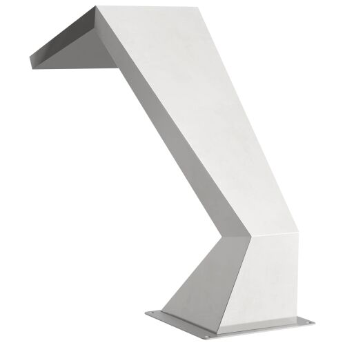 Vodopad za Bazen Nehrđajući čelik 63,5 x 29 x 51 cm Srebrna - 64 x 30 x 52 cm s LED svjetlima Cijena