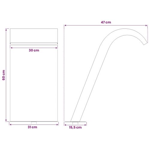 Fontana u Bazenu Srebrna 47 x 31 x 60 cm Nehrđajući čelik - s LED svjetlima Cijena