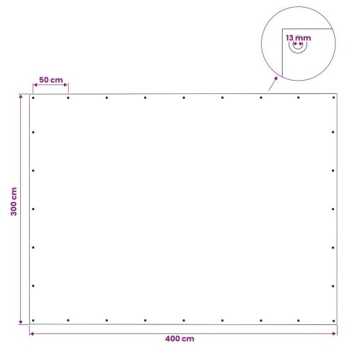 Cerada s rupama Zelena 3 x 4 m 140 gsm PE - 3 x 4 m Zelena Cijena