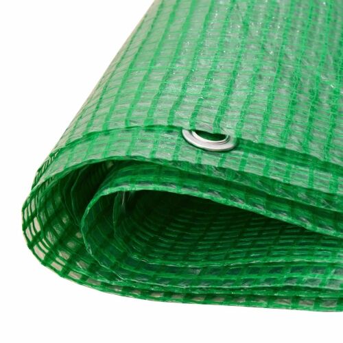 Cerada s rupama Zelena 3 x 6 m 140 gsm PE - 3 x 6 m Zelena Cijena